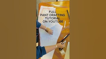 FEMALE PANT DRAFTING FORMULA REVEALED! ✂️ | EASY PATTERN MAKING #shorts #PantDrafting #PatternMaking