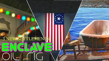Enclave Oil Rig Settlement | Fallout 4 Settlement Mods XBOX ONE