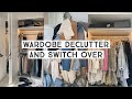 WARDROBE DECLUTTER AND SWITCH OVER | SPRING SUMMER WARDROBE | Ruby Holley