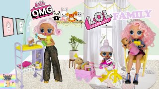I'M RUNNING AWAY FROM HOME! LOL Family OMG Doll Winter Disco Crystal Star Brings Home New BABY!