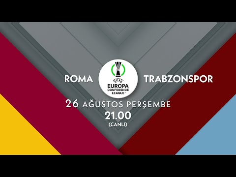 Roma - Trabzonspor | 26 Ağustos Perşembe 21.00'de atv'de.