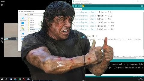 Arduino programozás - RGB LED bekötése és programozása, while ciklus, logikai operátorok, PWM jelek
