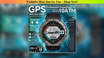 Hands-on TRex 3 Original Military GPS Swim Smart Watch Men For Xiaomi 10ATM IP69K Waterproof