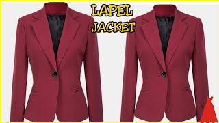 HOW TO CUT A LAPEL JACKET/ BLAZER | STITCHADRESS |