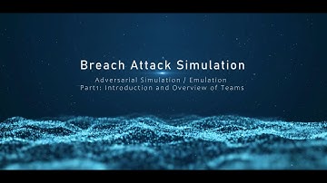 Breach Attack Simulation: Part 1: Intro and Overview of Teams