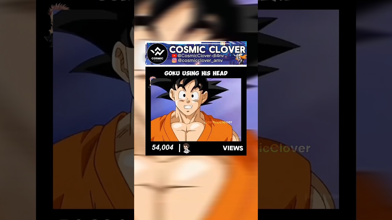 Goku using his head 😂 #dbs #dragonball #dragonballz #dragonballedit #dragonballmeme #goku
