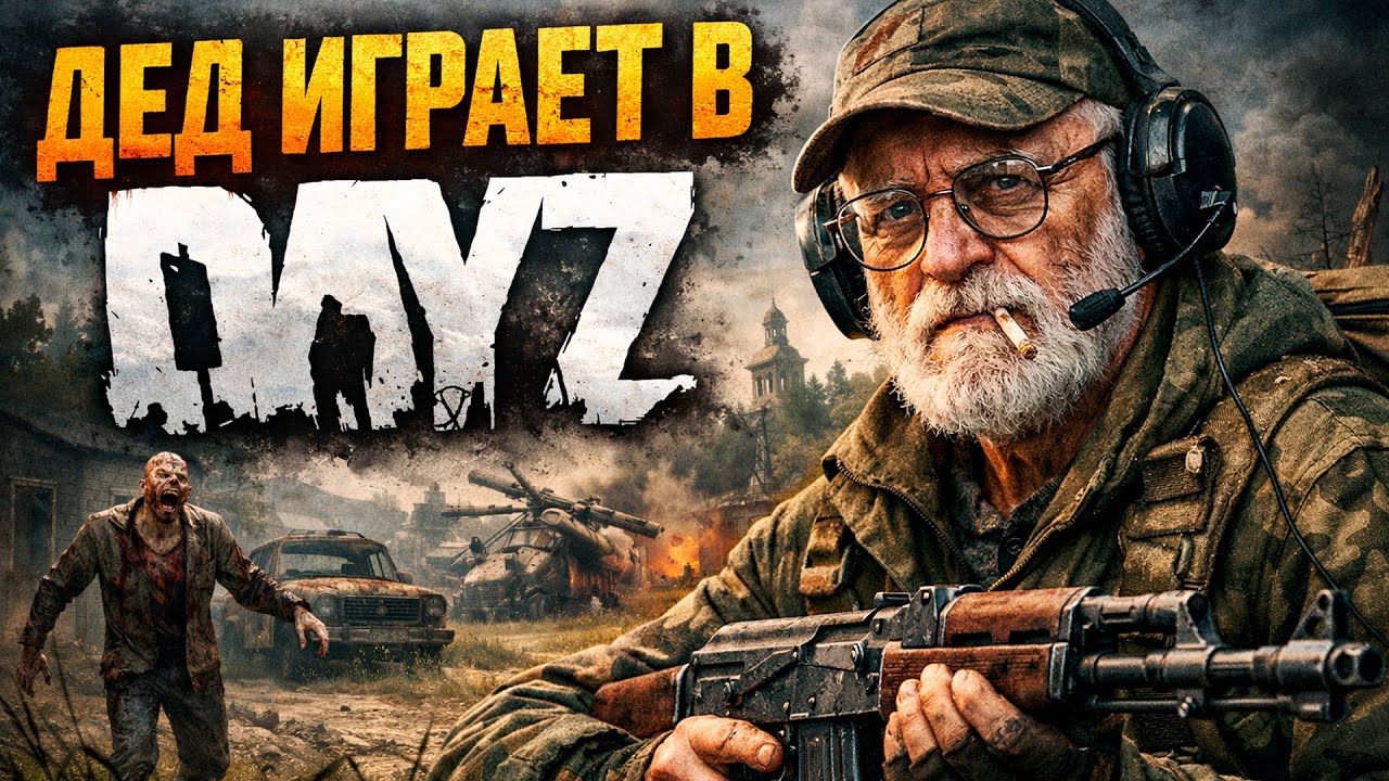 Стрим DayZ. Дед играет на сервере Dark Project. #2