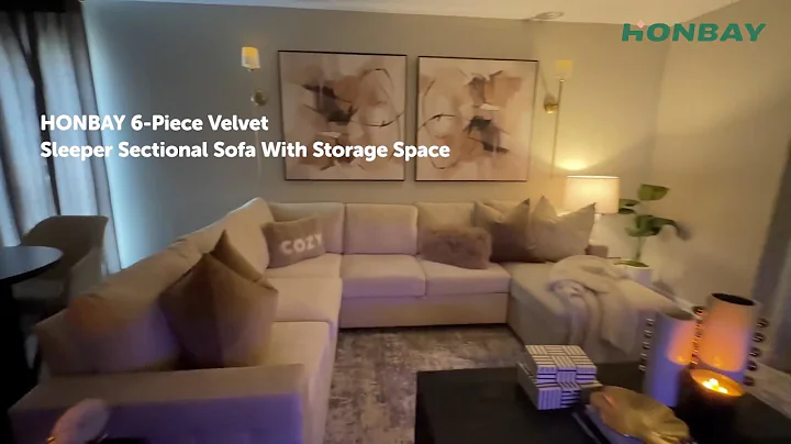 Welcome to a new chapter of comfort and style with the HONBAY Sectional! 🛋️✨