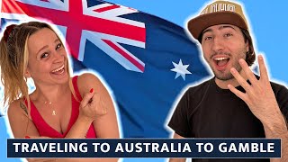 TRAVELING TO 100 COUNTRIES TO GAMBLE! (Episode 4, Australia)