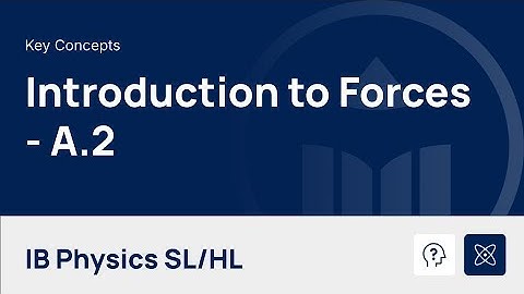 Introduction to Forces [IB Physics SL/HL]