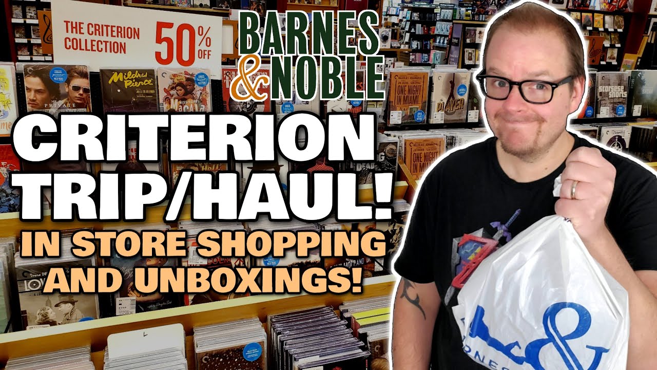 Criterion Barnes And Noble 50 OFF Sale SHOPPING Trip! What Did I
