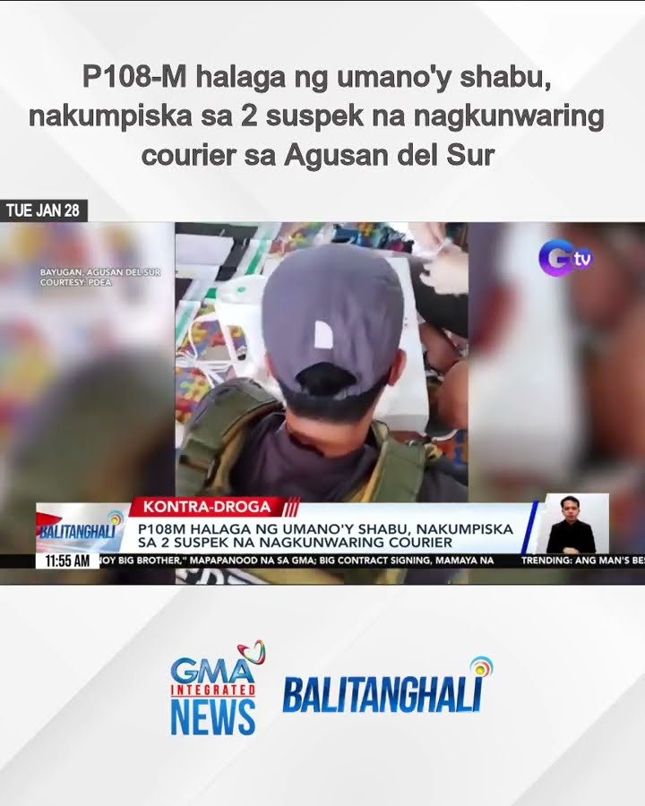 P108-M halaga ng umano'y shabu, nakumpiska sa 2 suspek na nagkunwaring courier | Balitanghali