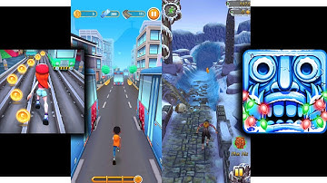 Bus Rush 2 Vs Temple Run 2 Frozen Shadows