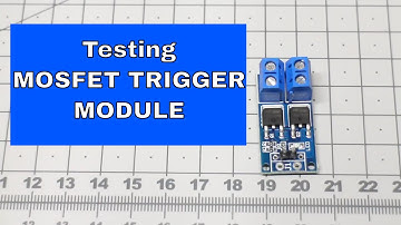 Demonstrating N-channel Mosfet module |From ICStation.com
