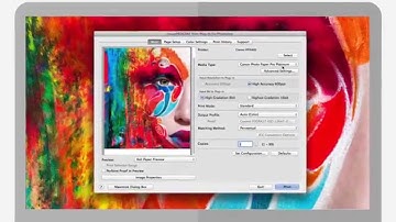 What is the free Photoshop Plug-In for Canon iPF printers?