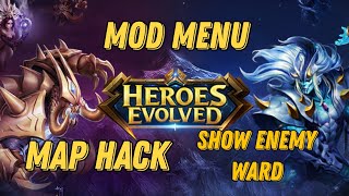 Heroes Evolved Ver. 2.2.8.5 MOD MENU APK | Map hack | Show enemy wards and traps screenshot 1