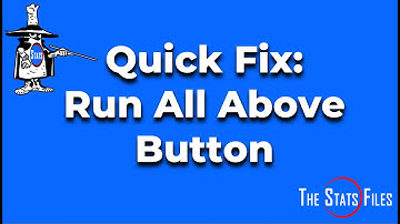 RStudio Posit Cloud Run All Above Button Fixes "data not found" issues