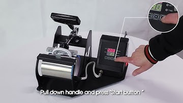 Home Use Double Display Mug Cup Heat Press Sublimation Machine