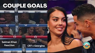 Cristiano Ronaldo and Georgina Rodriguez 'Couple Goals' Moment at boxing event in Saudi Arabia