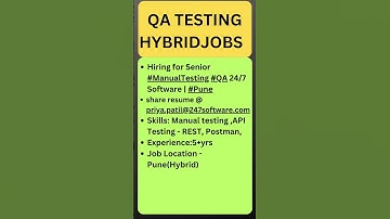 Testing Jobs| Manual Testing #rdautomationlearning #manualtesting