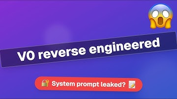 Vercel V0 System Prompt LEAKED?! Analyzing the Code Behind Vercel