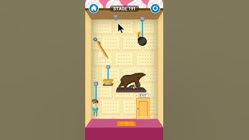 Rescue Cut Level 191 : Android iOS Game walkthrough