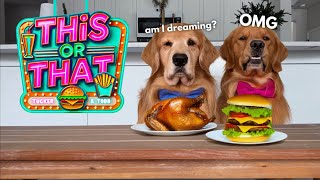 My Dogs Choose Their Own Food This Or That