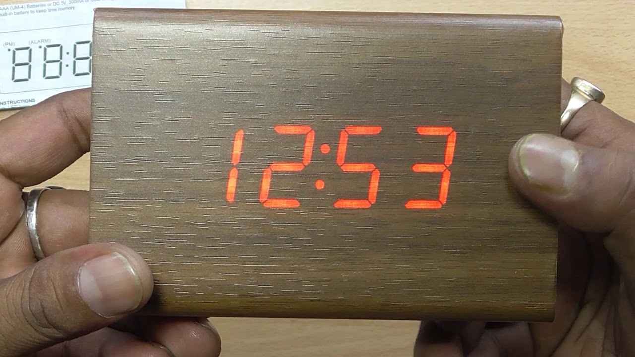 WOODEN TRIANGLE ALARM CLOCK in HINDI TECHNICAL ASTHA YouTube