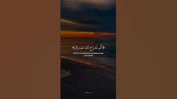 سورة الشرح بصوت الشيخ فارس عباد #quran #قران_كريم #حالات_واتس #ستوريات