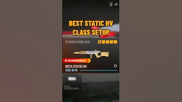 new ZERO RECOIL STATIC HV SETUP in MW3 and WARZONE!