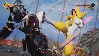 Jump Force PC - Renamon from Digimon Series Mod Gameplay 1080p 60 FPS
