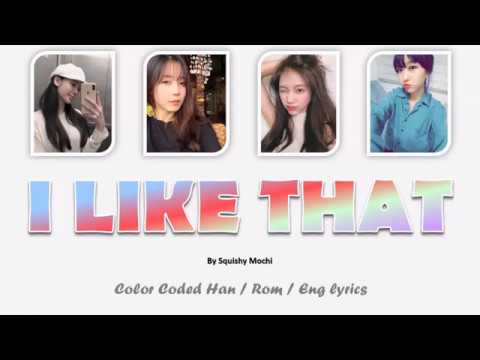 GLAM 글램 I Like That 아이 라이크 뎃 Color Coded Lyrics Eng Rom Han 가사