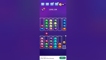 Ball Sort Level 254   Puzzle Color Sort Tatem Games Inc. All levels, #ballsortpuzzle