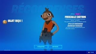 Je Debloque Le Skin Poiscaille Cartoon Eeuse Renegate I Style Epique I Fortnite Saison 8