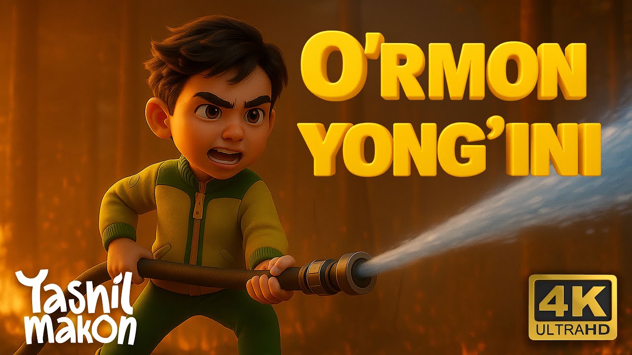 Yashil Makon - O'rmon yong'ini | Яшил Макон - Ўрмон ёнғини | 11-qism #yashilmakon #bolalaruchun