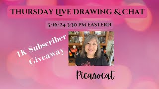 Live Giveaway and Chat 5/16/24 at 3:30 pm eastern