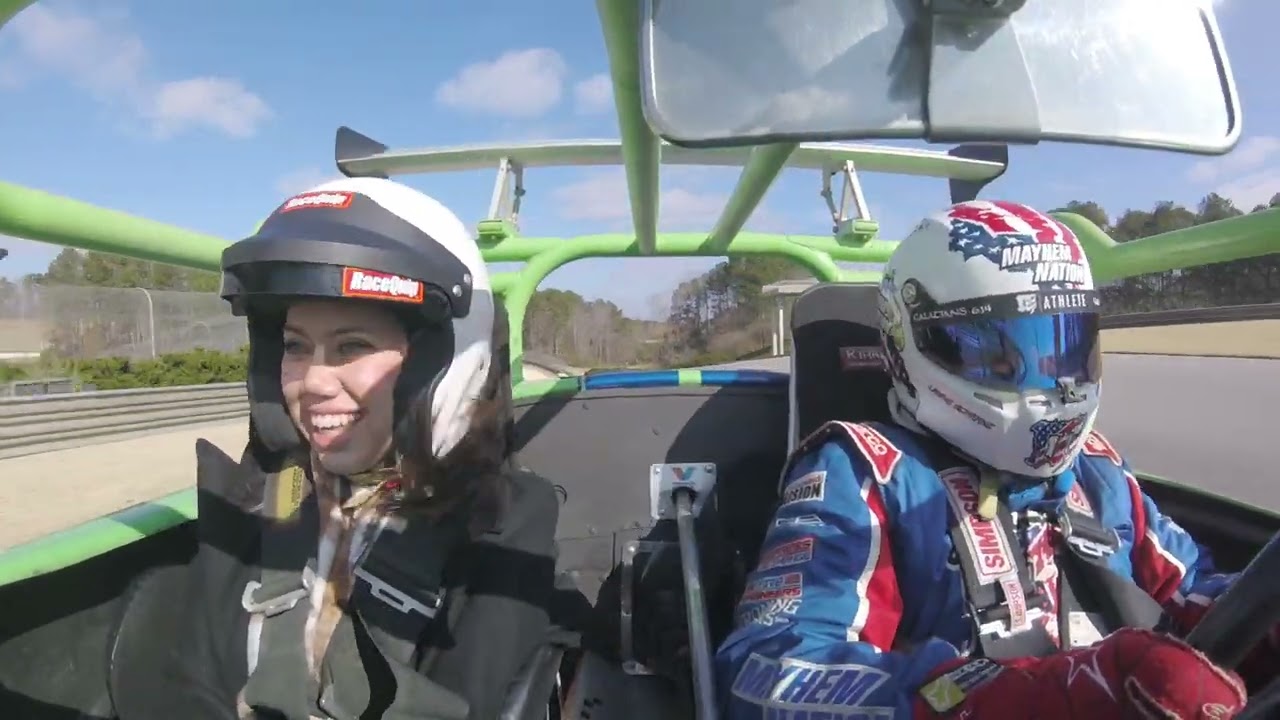 Meagan's ride with Layne at Barber Motorsports Park