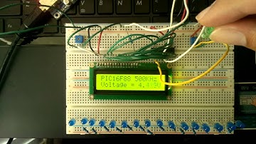 PIC16F88 Voltmeter 0VDC to 5VDC