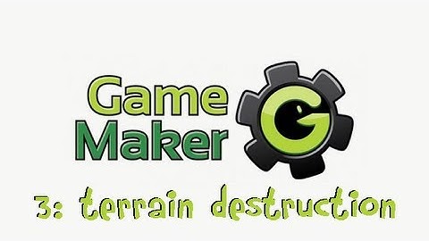 Game Maker 8.1 tutorial 3 - Basic Destructible Terrain