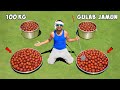100 Kg Gulab Jamun Making Challenge 🤤 - घर पर बनाये स्वादिष्ट गुलाब-जामुन । With Team