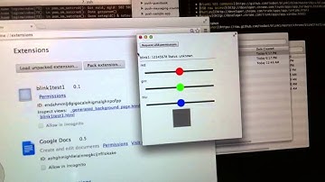blink(1) controlled via Chrome app