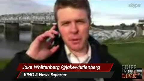 Skagit River Bridge Collapse  Interstate 5 Span In Washington State Falls Into The Water VIDEO PHOTO