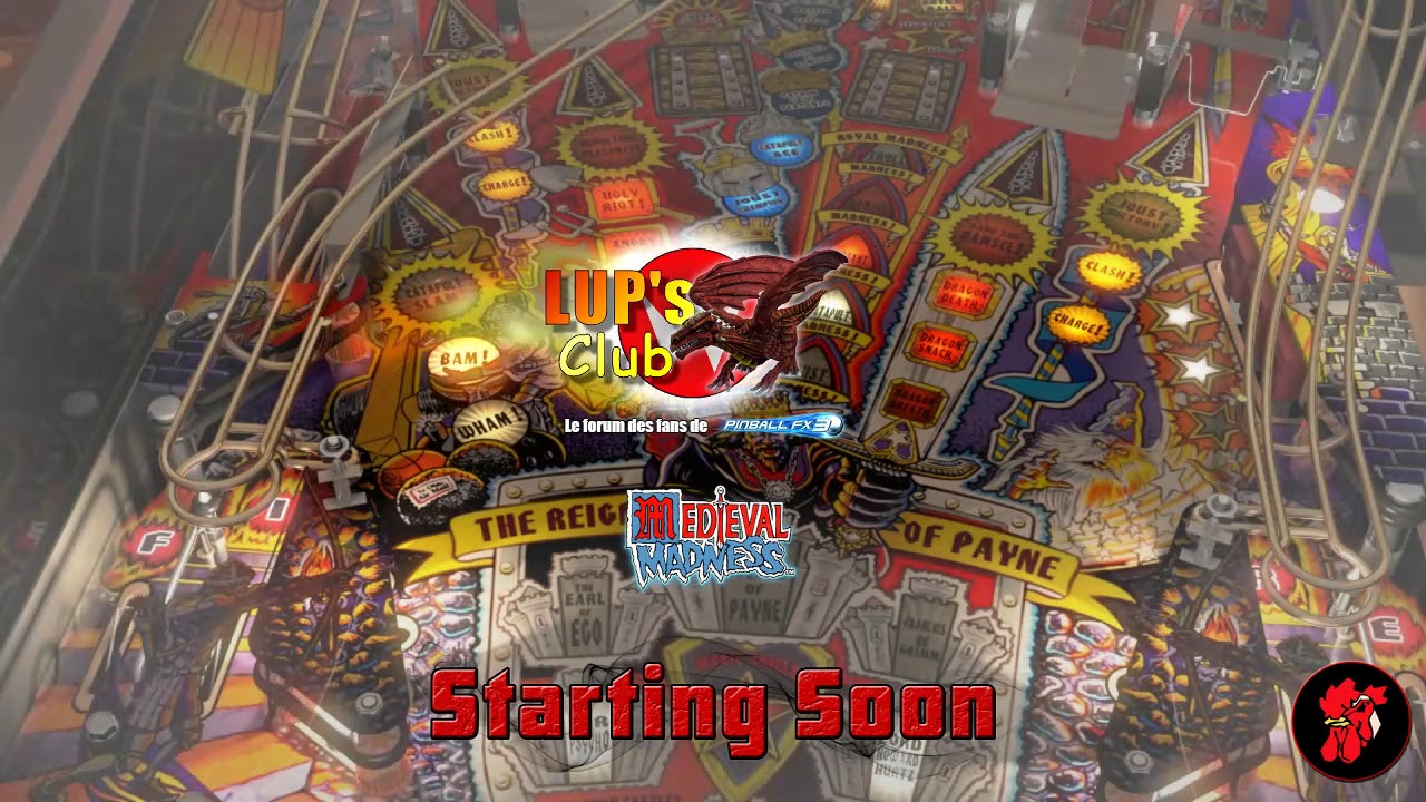 [Twitch] Pinball FX3 Medieval Madness 825 Millions Top 1 with