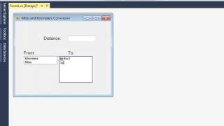 Miles and Kilometers Conversion Program Part 1 screenshot 1