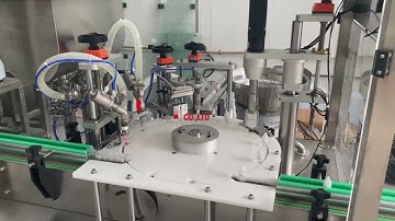 10ml vape liquids filling capping and labeling machine|YQ machinery vial fillers labeler USA