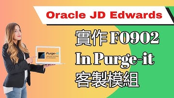 如何 Purge Oracle ERP JD Edwards F0902【EP2】|拆解 F0902 的結構後以Purge-it Custom Module 來執行 Purge
