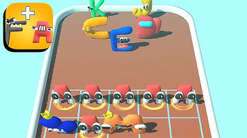 Merge Alphabet ​- All Levels Gameplay Android,ios (Levels 8-9)