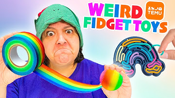 I Bought 15 WeiRD Temu Fidget Toys That You NEED!