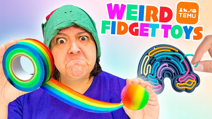 I Bought 15 WeiRD Temu Fidget Toys That You NEED!