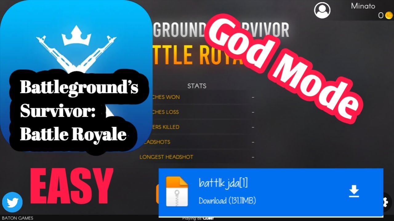 Cara Download Battleground’s Survivor Battle Royale v 0.39 Mod apk